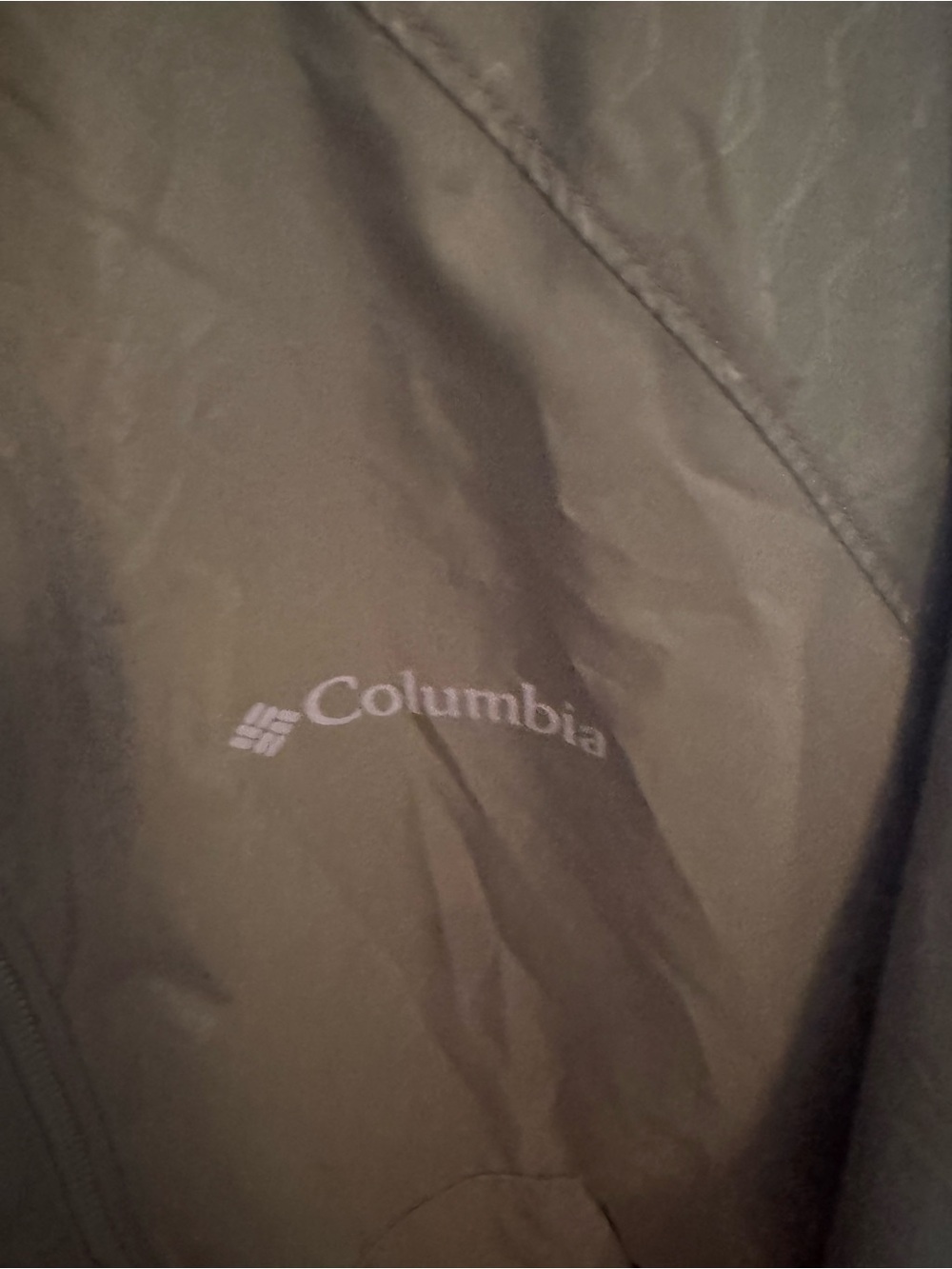 Columbia Olive Green Lightweight Packable Windbreaker - Picture 4 of 9